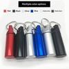 Aluminum Alloy Pill Case Keychain Waterproof Sealed Design Multiple Color Options Perfect For Outdoor Use Daily Pill Storage