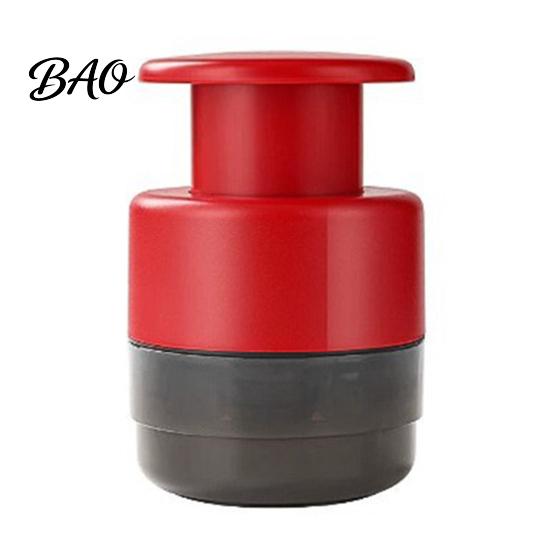 Lightweight Food Storage Container 7 Hole Cherry Pitter, Multifunctional Fruit Coring Tool for Leak Proof Reusable Olive, Manual Press Remover,