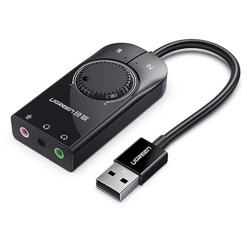 

UGREEN USB to 3.5mm External Sound Card Adapter