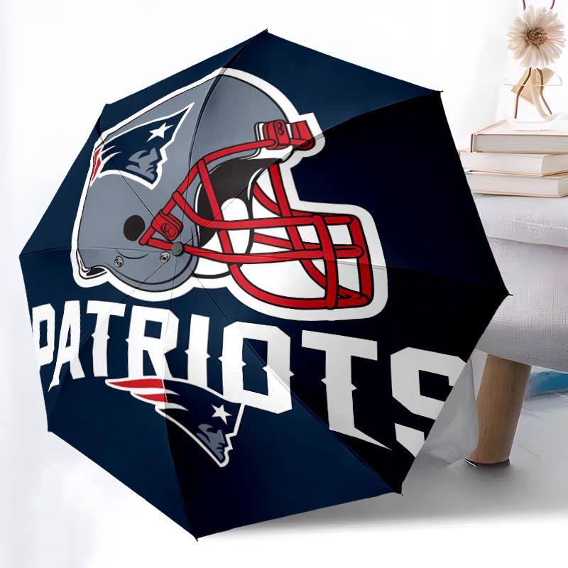 Printed Patriot Logo Folding Umbrella,Outdoor,Leisure,And Travel Umbrella,Durable Umbrella Fabric,Birthday And Holiday Gift