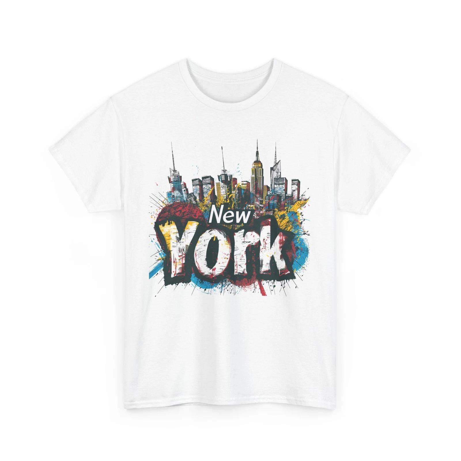 City Skyline T-Shirt | Urban Streetwear Tee | New York City T Shirt M