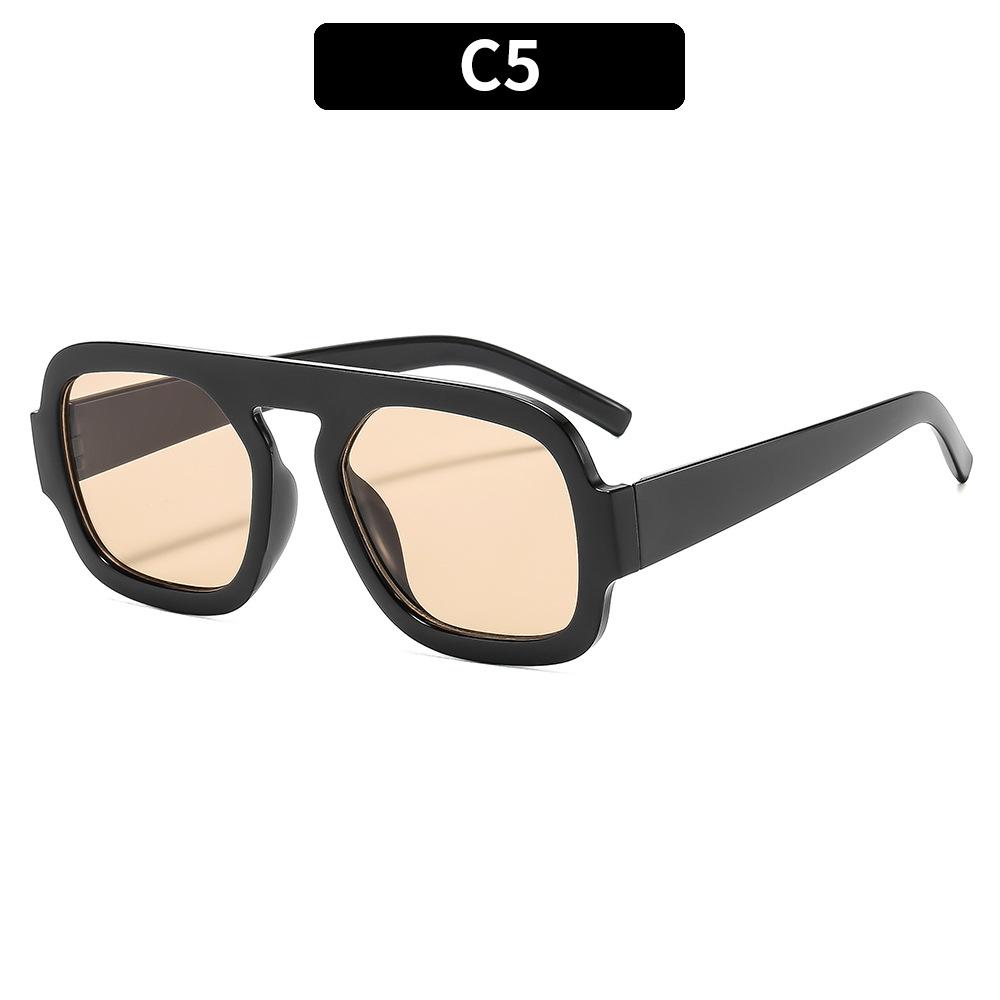 Fashion Square Brand Designer Sunglasses Men Women New Oversized Vintage Shades Glasses Travel Outdoor Eyewear Uv400