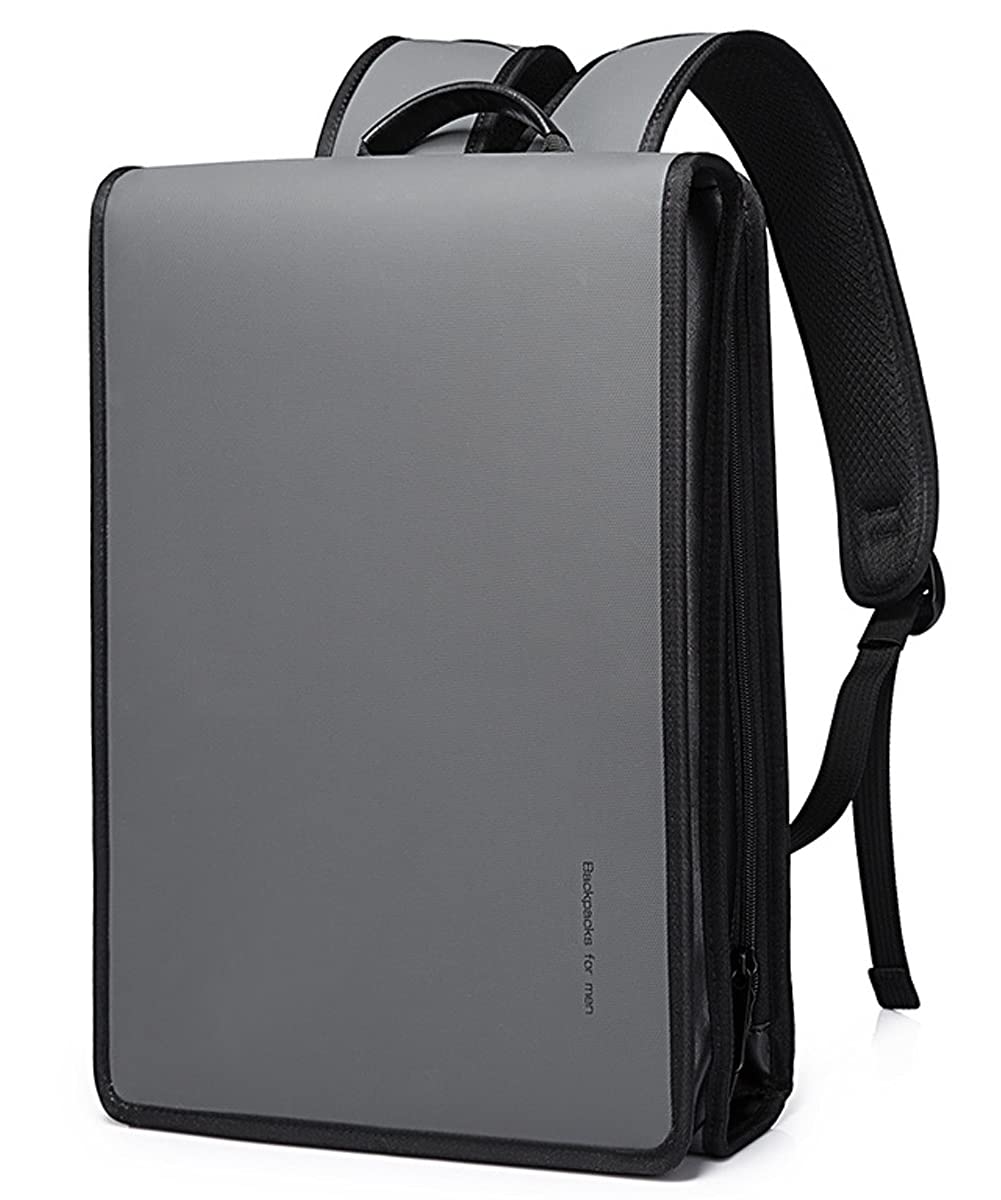 

Business Backpack for Thin Commuting Business PC Large Commuting Leather Day Gray [Rotyno] Men, Backpack, Backpack, Waterproof, Backpack, Leather,