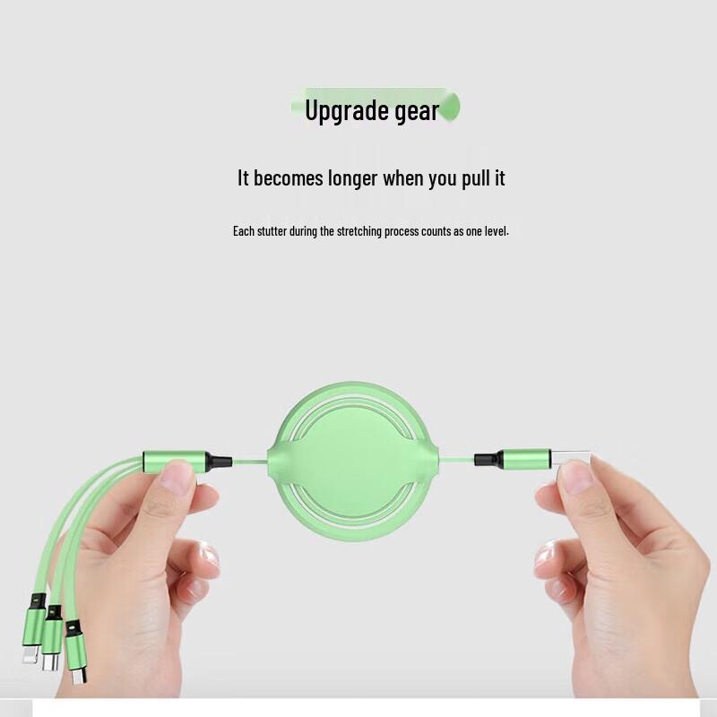ShengYuanTong 3-in-1 Retractable Charging Cable