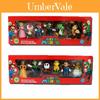 Conjunto de Brinquedos de Figuras de Ação Super Mario Bros de Seis Peças Apresentando Luigi Yoshi e Colecionáveis de Cogumelos Para Crianças