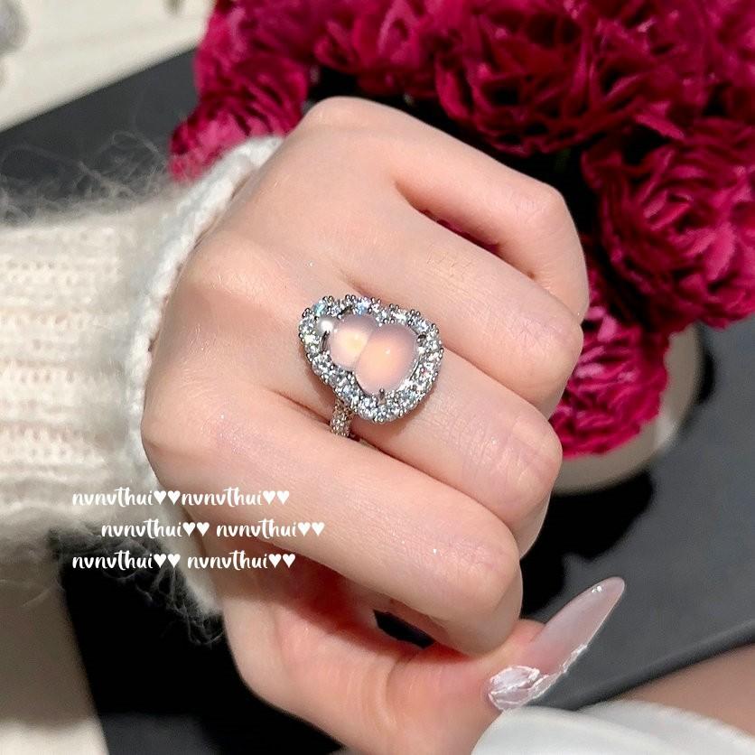 Emperor Pink Purple Chalcedony Water Drop Necklace, Watery And Watery, Plated With 18K Gold Egg-Shaped Pink Chalcedony Zircon Neck Chain.