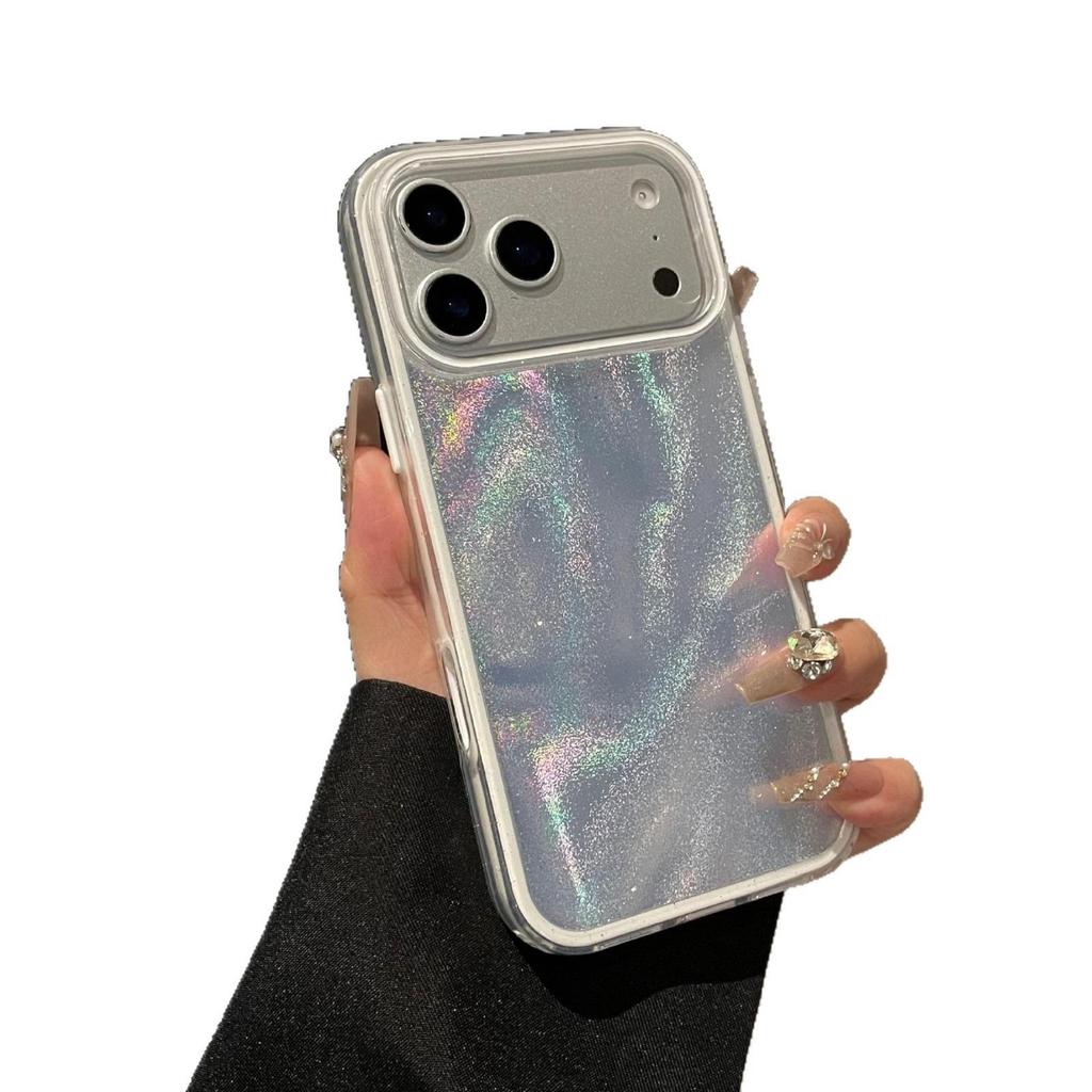 Three-in-One Flowing Sand Pattern Anti-Fall Phone Case for iPhone 14/13 & Pro Max