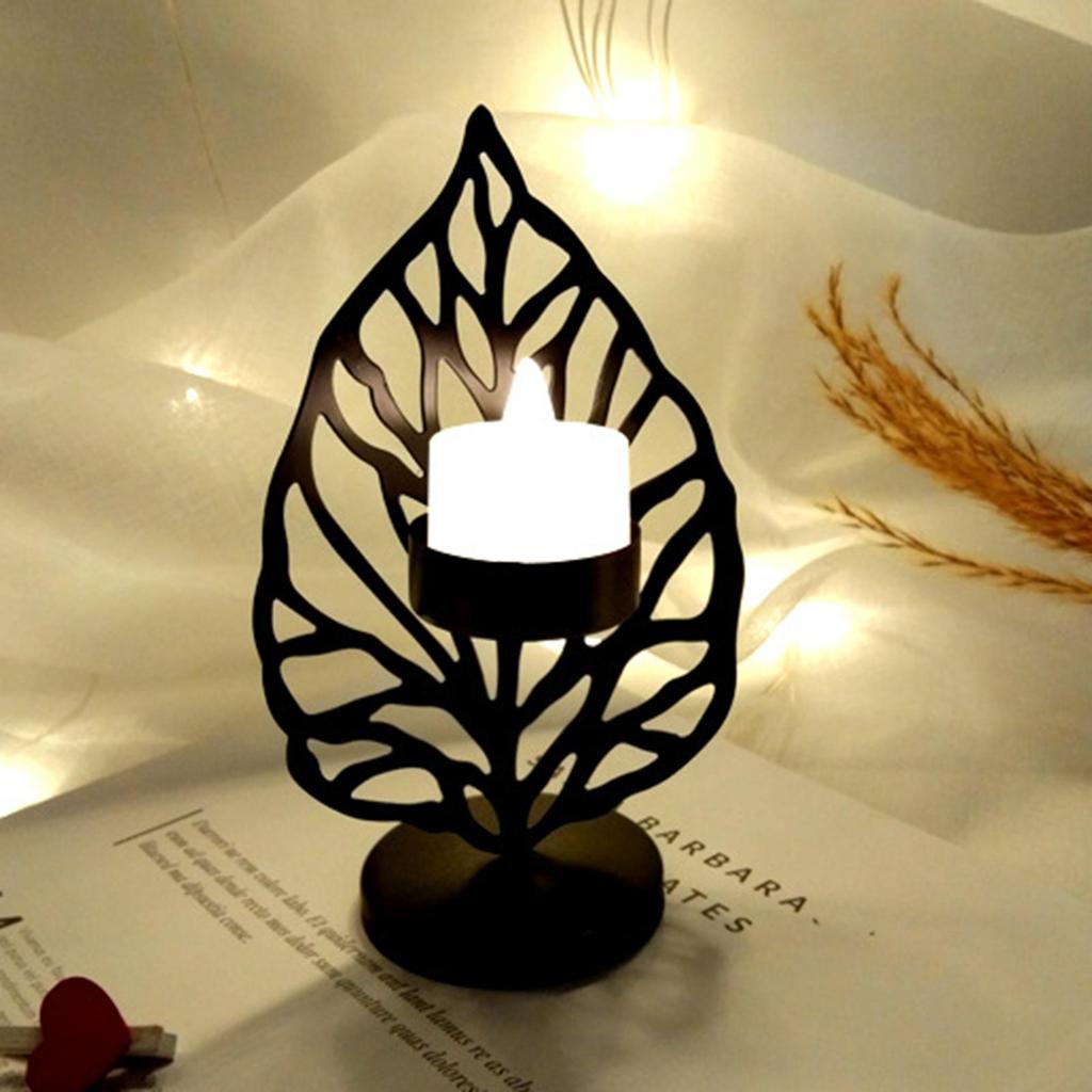Wrought Iron Candle Holder, Creative Candle Holder for Romantic Wedding, Home