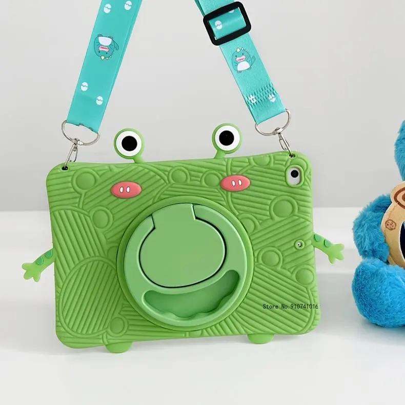 Kids Cover for iPad 10.2 7 8 9th 10th 11th A16 Pro11 9.7 Air 1 2 4 5 6 10.9 Mini6 Tablet Case Silicon Stand Funda