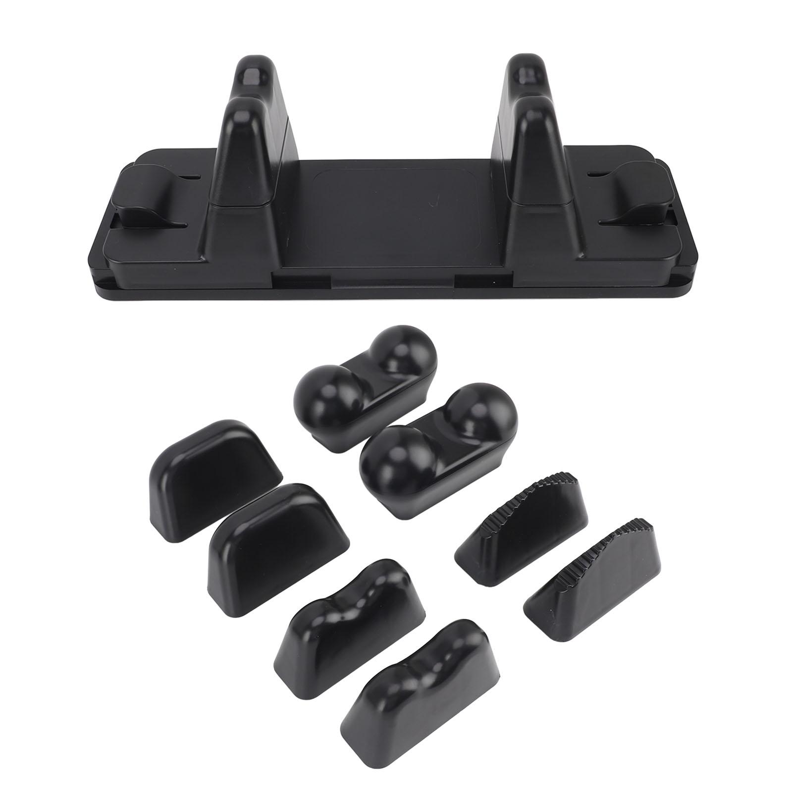 

Инструмент для массажа поясничной мышцы, регулируемый инструмент для массажа спины, шеи и бедер с 4 сменными насадками Black