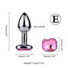 1pcs Cat Face Jewel Base Anal Plug 7 Size Butt Masturbation Tools Lovers Sex Massager Adult Sex Toys