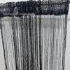 Encrypted Silver Thread Wedding Curtain: Decorative Tassel Ceiling Partition with Round Ring Scene Layout