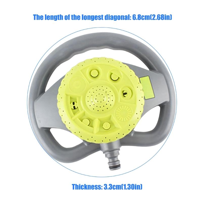 360 Degree Rotating Sprinkler Head With 8 Adjustable Sprayed Patterns For Backyard Flower Bed Garden And Lawn Irrigation