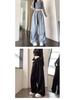 American Gray Hip Hop Wide-Leg Jazz Sweats: Loose, Floor-Length Women's Casual Sports Pants