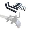 Car Awning Mounting Hardware Bracket Kit Universal Fit , Black Professional for Outdoor Camping