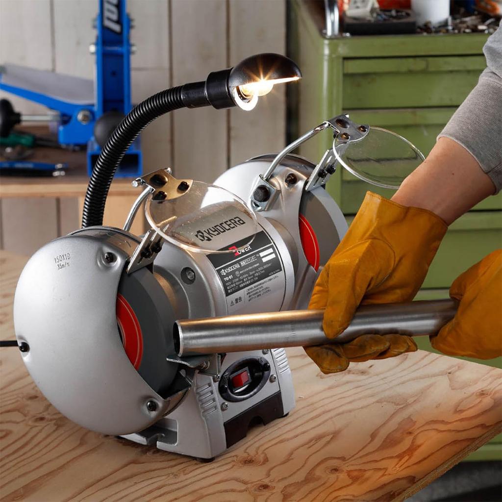 Kyocera 150mm Grinding Wheel 632550A for grinding and deburring cutting tools and 150mm Grinding Wheel Rated Operating 30 minutes (formerly Ryobi)