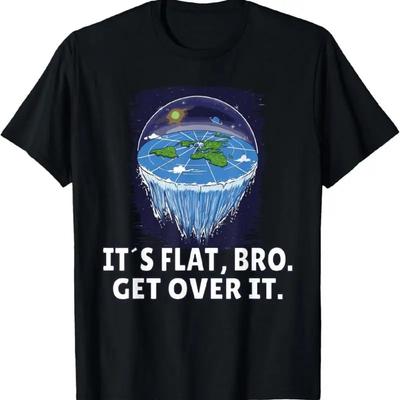 Platte Aarde Theorie Leger T-shirt
