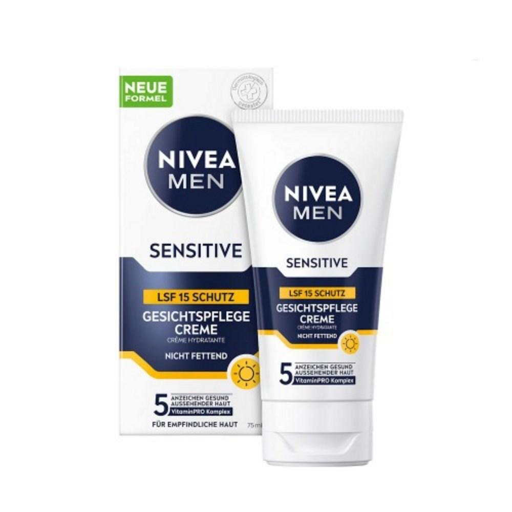 LSF15 Nivea Men Face Cream Sensitive 75ml