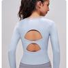 Damen Slim Fit Langarm Yoga Top - Herbst Winter Kollektion