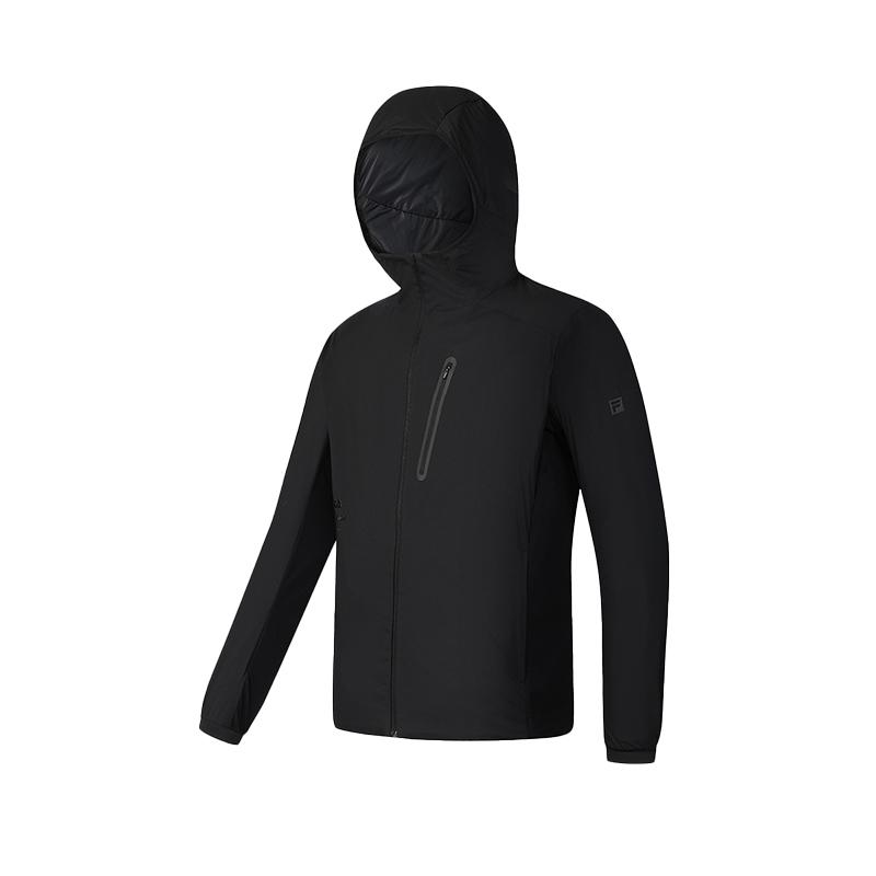 New FILA Puffer Jacket Men's Pitch Black A11M441925FBK