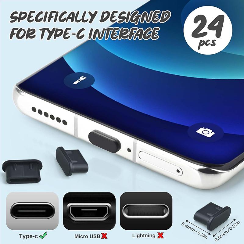 USB-C Dust Plug for iPhone 15/16/17 – Type-C Charging Port Protector Speaker Dust Cover Anti-Dust Phone Accessories2