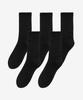 BASIC HOUSE [5Pack] Crew Socks 5-Pair Package [Black] Lasc0001