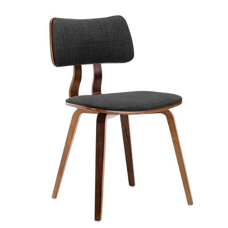 Stool dining chair home Nordic solid wood dining chair modern minimalist light luxury dining table chair backrest