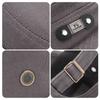 Fashion Anti-UV Fishing Hat Cotton Retro Baseball Cap Outdoor Sunscreen Casual Flat Top Hat Men Women