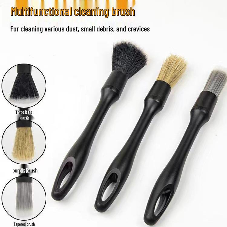 Car Interior Soft Bristle Detail Brush for Vents, Crevices & Edges