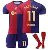 Barcelona Home Court Garvey No. Levan No. 9 Yamal No. Pedri Football Jersey Set Men