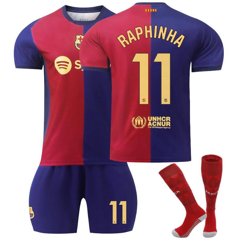 Barcelona Home Court Garvey No. Levan No. 9 Yamal No. Pedri Football Jersey Set Men