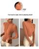 Ladies' Slim Fit Cashmere Sweater - Autumn/Winter High Neck Pullover Knitwear
