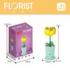 Lele Brothers 8814 Potted Lucky Flower Building Blocks - Kids' Gift & Decor Toy Set