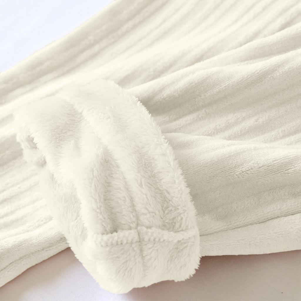 Damenmode Fleecegefütterte Verdickte Lange Pyjamahose