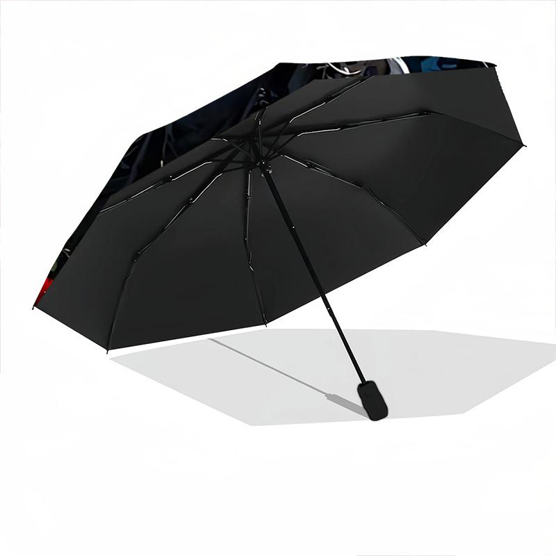 1pc Elegant Angel Wings Outdoor Umbrella Automatic Opening/Closing, Foldable Design with Iron Frame, Perfect for Festivals, Travel, Daily Use, Gi