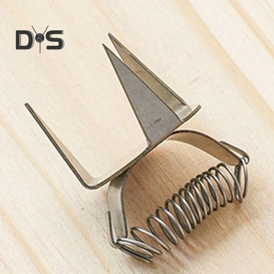 2 Adet Sırlama Daldırma Klipsi Paslanmaz Çelik Ergonomik Konfor Kolay Temizlenir Çok Fonksiyonlu Sır Rengi Uygulama Aracı