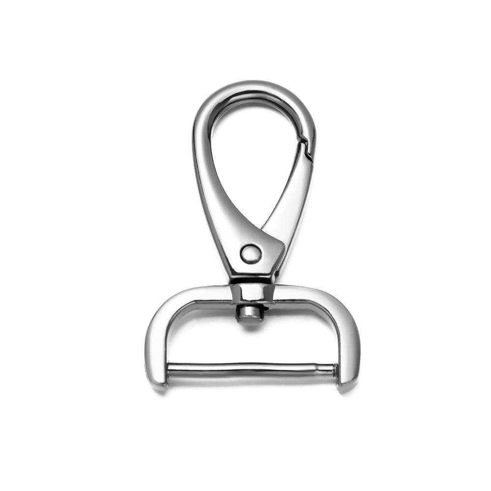 16mm/20mm/26mm Metal Belt Keychain Trigger Clips Pet Leash Hooks Detachable Snap Hook Leather Strap Buckles