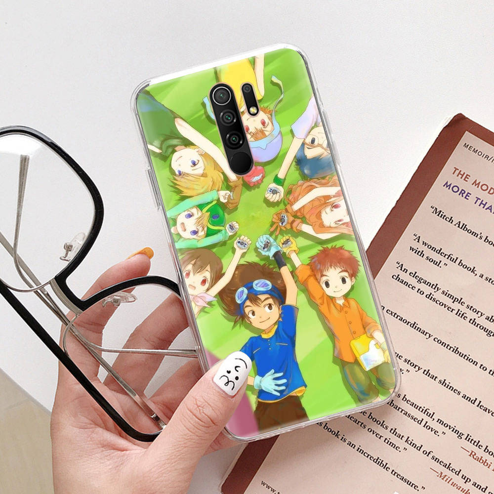 DT33 Digimon Case for Samsung A04 A14 A23 A34 A54 M23 M33 M52 M53 Realme 10 9 C30S C35 C55 VIVO Y02S Y21 Y33S Y51 X80 Pro Clear Cover