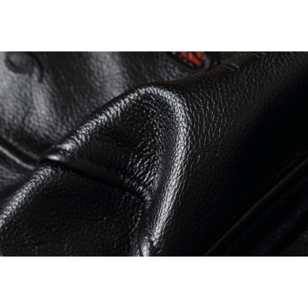 Chinese Size Indian Embroidery Coat Genuine Cowhide Casual Leather Jackets for Men Leather Jacket Spring Autumn