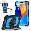 For Xiaomi Redmi Pad SE 8.7.360° Rotating Grip Heavy Duty Protection Stand TPU+PC 3in1 Anti-knock Shockproof Tablets PC Case