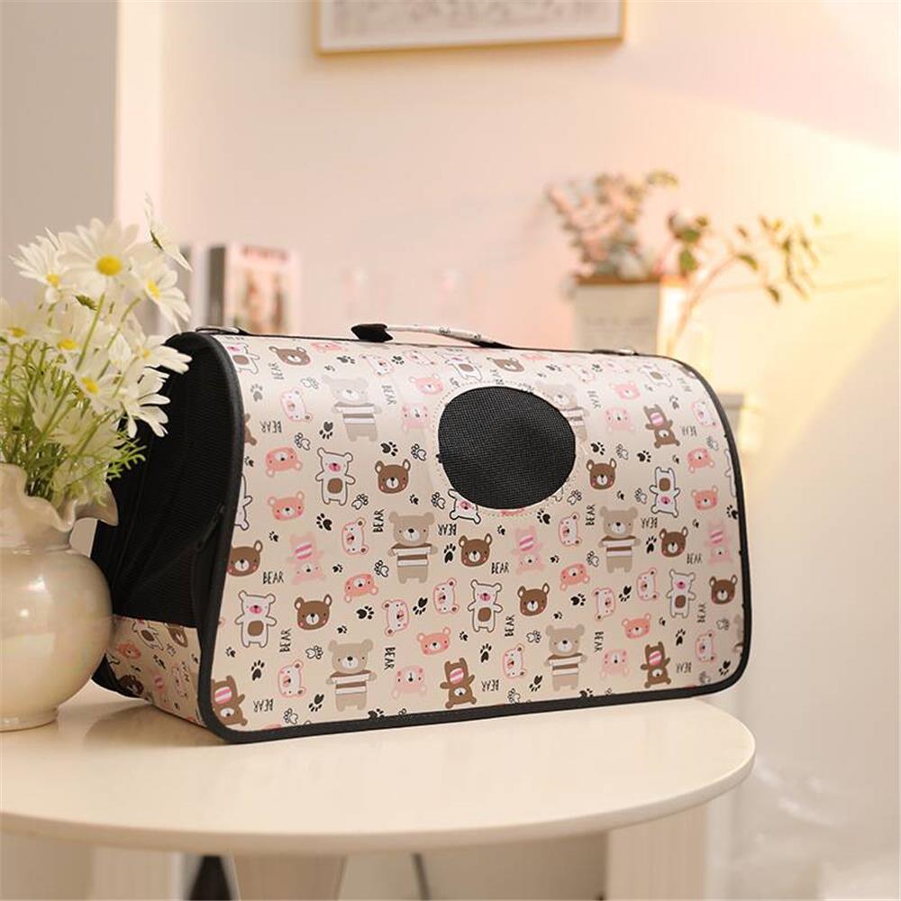 

Сумка-переноска для домашних животных, собак и кошек, дорожная сумка первой необходимости, модная складная портативная сумка-14,17 дюйма D