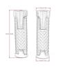 HUANGCJCJ FOR CROSS CUB CC110 7/8'' 22mm Motorcycle Handle Grip Handbar Handle Grip Motorcycle Accessories (Black)