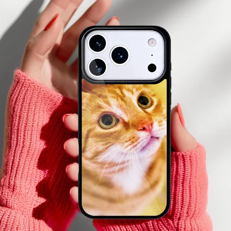 Cute Cat Tabby Kitten Moggy Phone Case for iPhone 17 16 15 14 13 Pro Max Back Cover for 12 11 Pro Coque