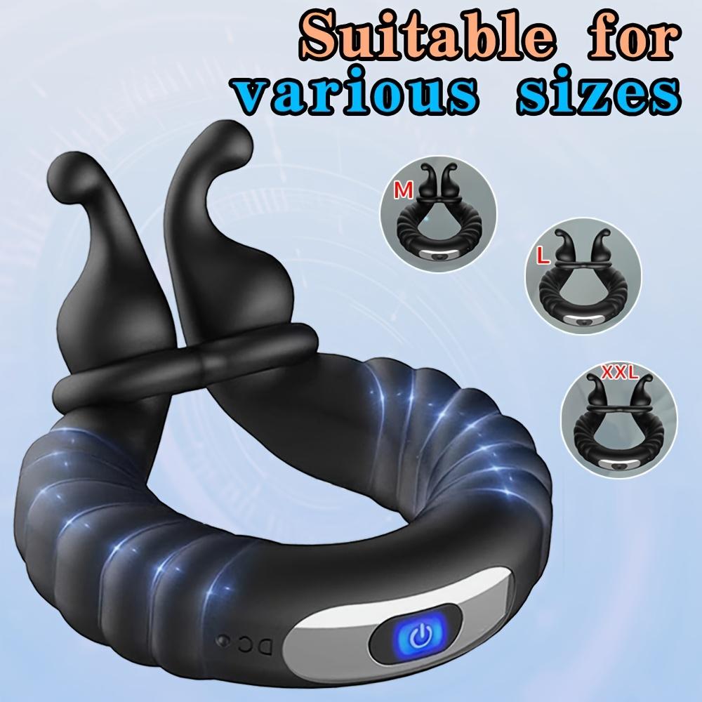 Männliches Sexspielzeug Männlicher Ring Vibrator 10 Vibrationsmodi Erwachsenenspielzeug Ringverschluss G-Punkt Klitoris Vibrator Paare Sexspielzeug