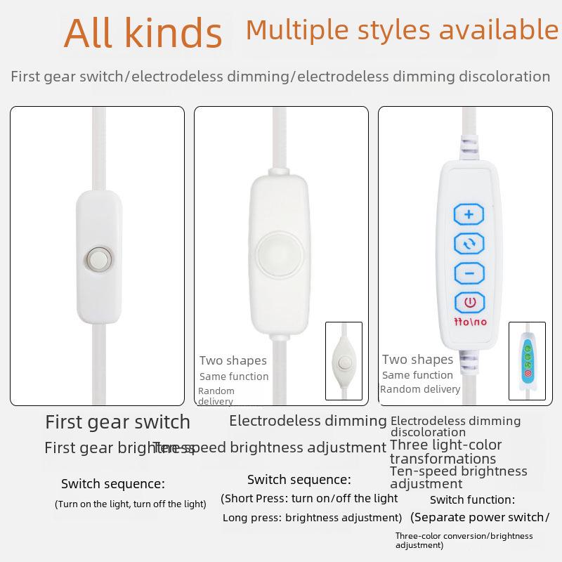 Magnetic LED Desk Lamp with USB Charging for Dorms, College, and Study