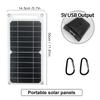 Flexible Solar USB Charger: 5V 2W-10W for Mobile Phones & Fans