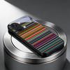 Multicolor Retro Stripe Black Glass Phone Case For OnePlus Ace 3 5 Pro Nord CE 2T 2 3 Lite 6 7T 8 9 10 Pro 2V 11R 12R 13R Cover