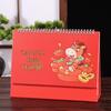 2026 Chinese Style Year of the Horse Red Desk Calendar – Creative Cut-out Design