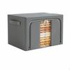 Framed foldable Clothes container Design FrontOpening Storage Box Stackable textile