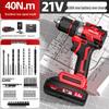 Delixi Brushless Rechargeable Lithium Impact Drill & Screwdriver: Multifunctional Handheld Electric Pistol Drill for Household Use